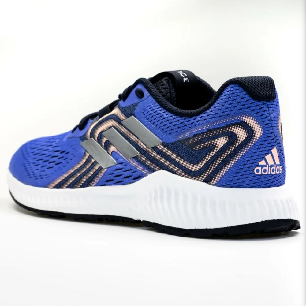 Adidas Aerobounce 2 Running Shoes Lilac/Silver Women's 10 AQ0540 Sneakers Gym - Picture 2 of 12